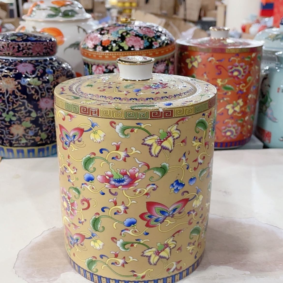 【闪购商品】罐陶瓷茶叶罐密封罐