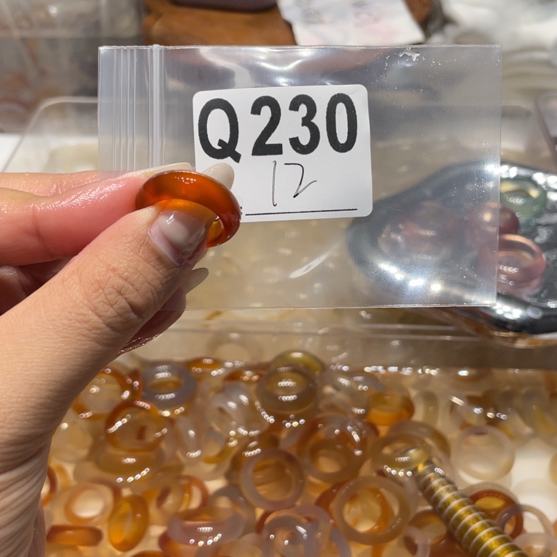 玛瑙/玉髓未镶嵌戒指230