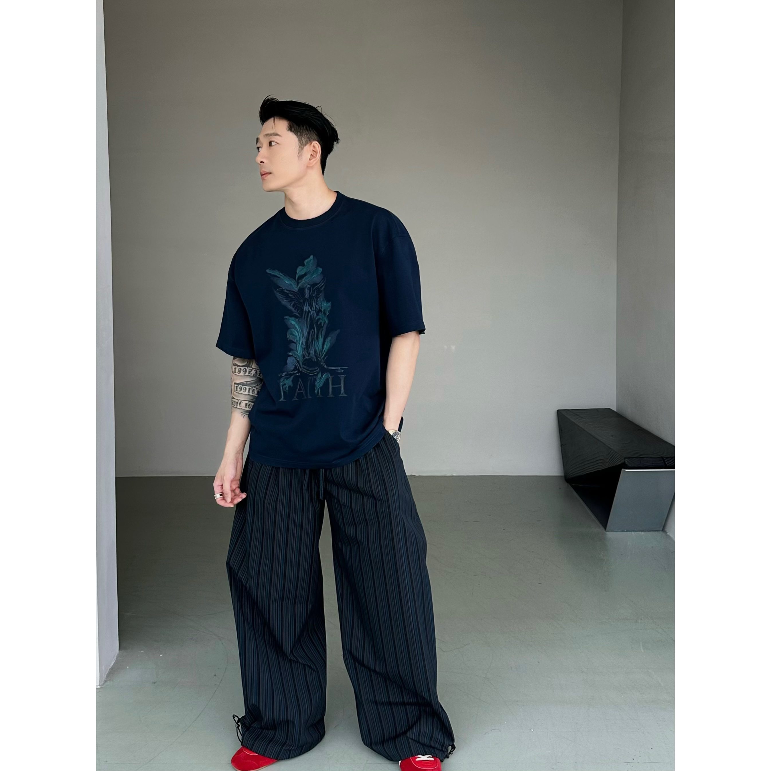 【25夏】 天使的信仰/230g索罗娜凉感廓形短袖T恤