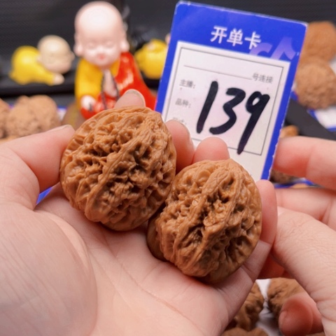 文玩核桃把件38将军膀 139