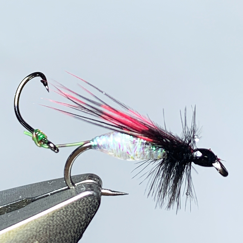 十枚响尾蛇飞蝇钩子母钩双钩专杀白条马口溪哥柳根雅罗红尾青稍