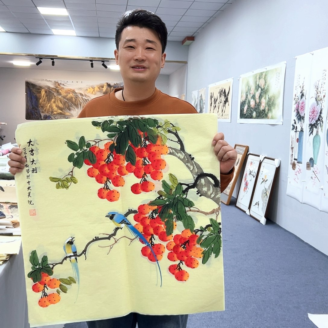 国画国画作品宣纸纯手绘