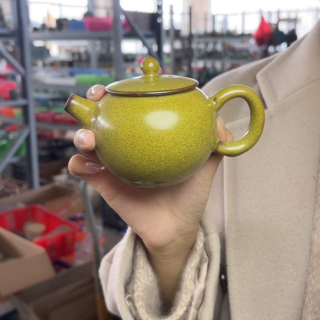 龙泉云间青瓷小米茶器