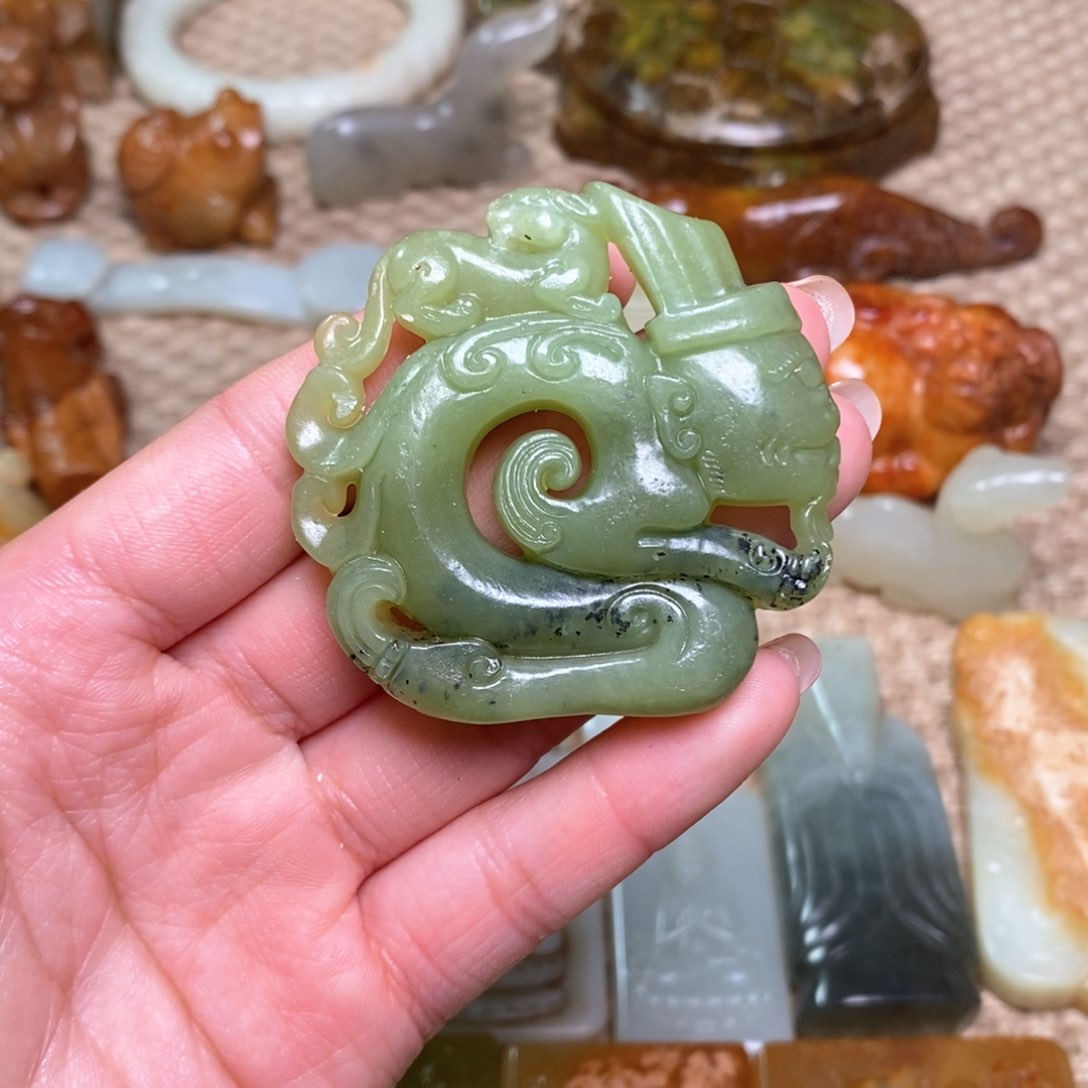 白玉菩提吊坠白玉菩提白玉菩提摆件