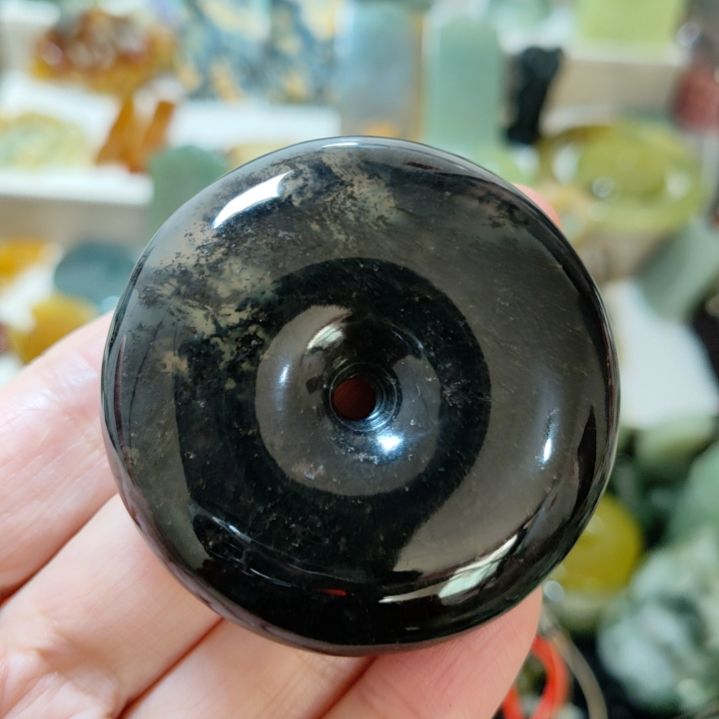 岫玉未镶嵌平安扣