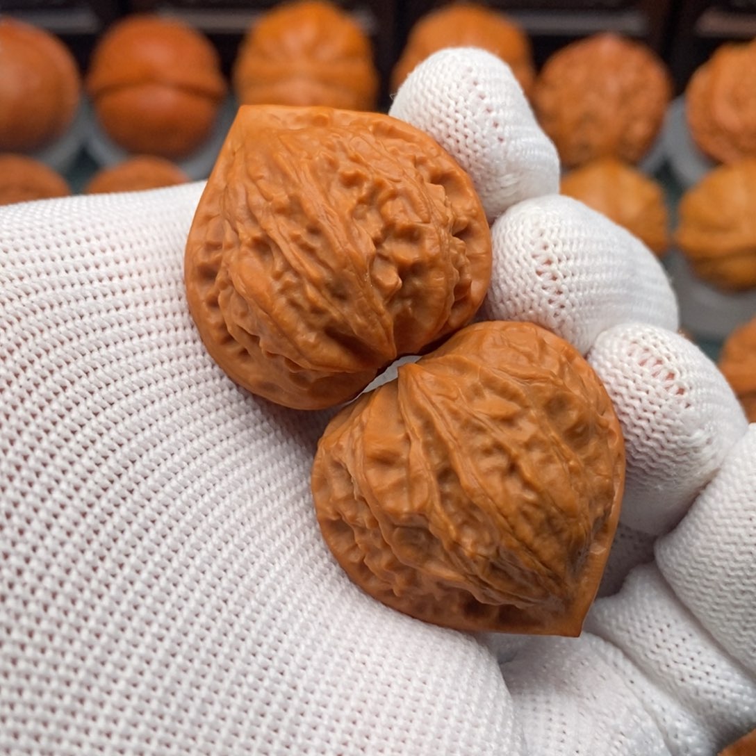 把件文玩核桃红桃A