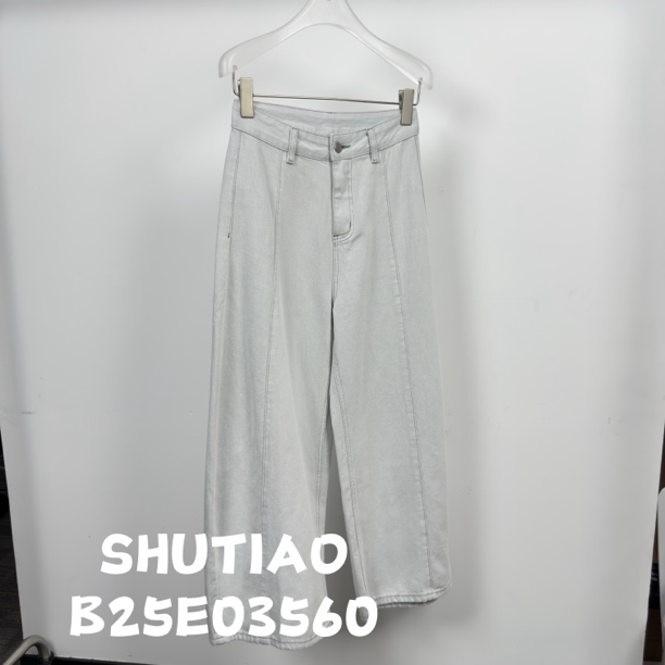 【SHUTIAO】2025夏季：新款小众设计款裤子B25E03560