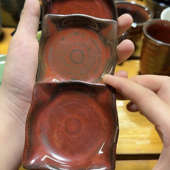 用***子盘瓷器微瑕不退不换