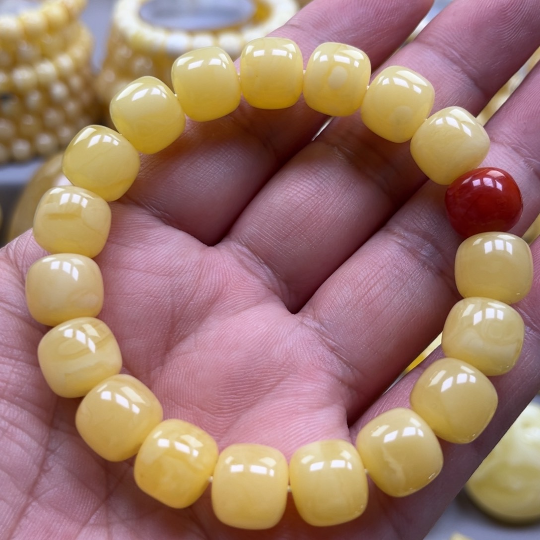琥珀手链未镶嵌手串
