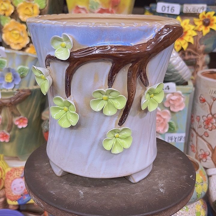 紫砂花盆粗陶材质多肉花盆