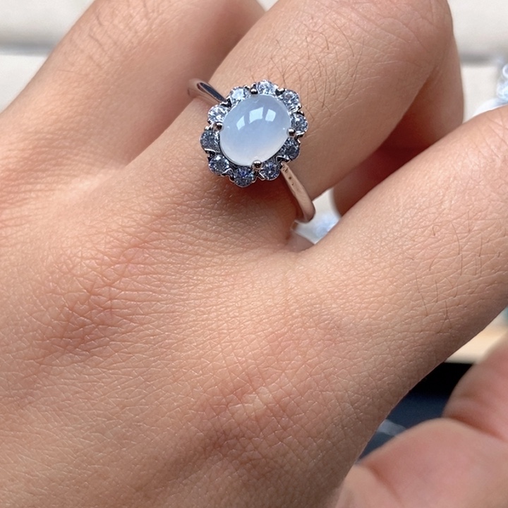 翡翠未镶嵌戒指戒指