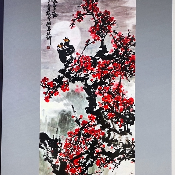 国画张圣敏先生纯手绘作品