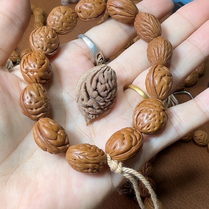 碧桃核桃枭手串12