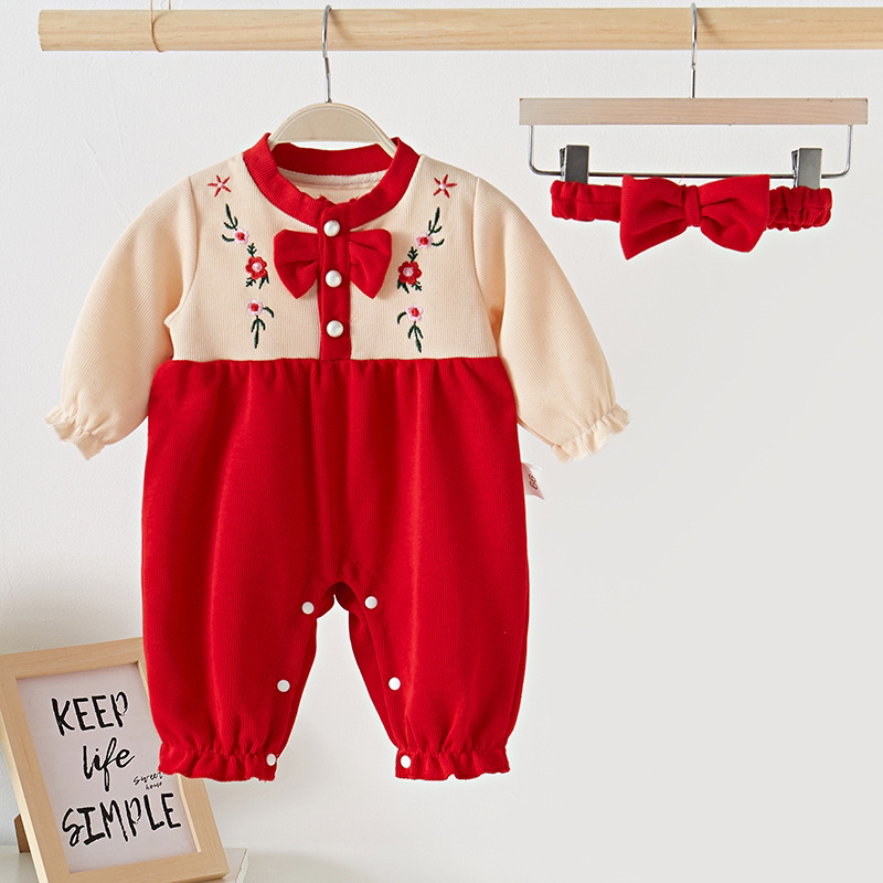 男女宝宝爬服马甲