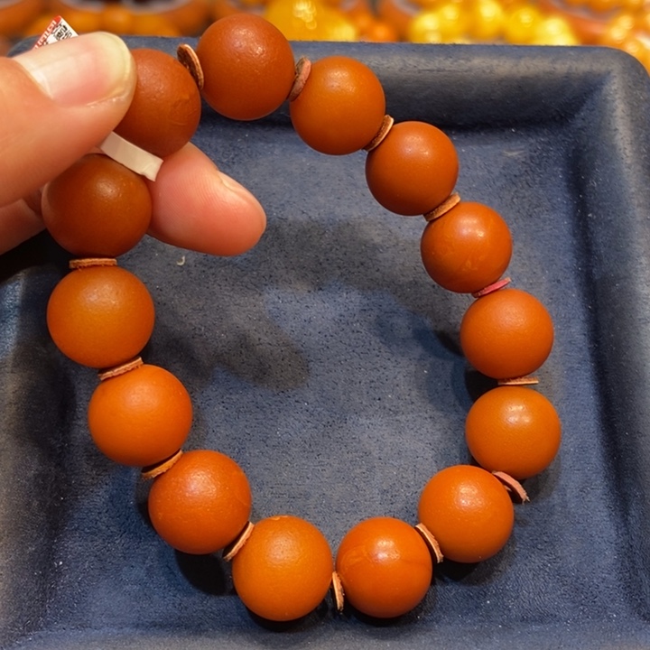 琥珀手链未镶嵌蜜蜡