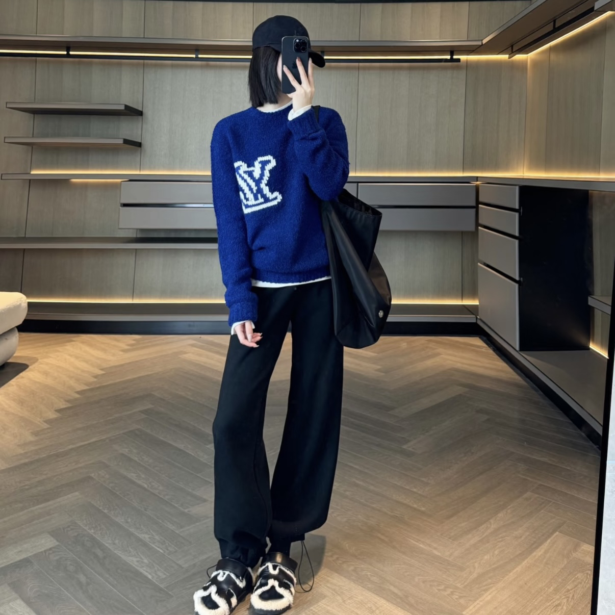 99新 LouisVuitton/路易威登 针织衫/尺码m/E0446 