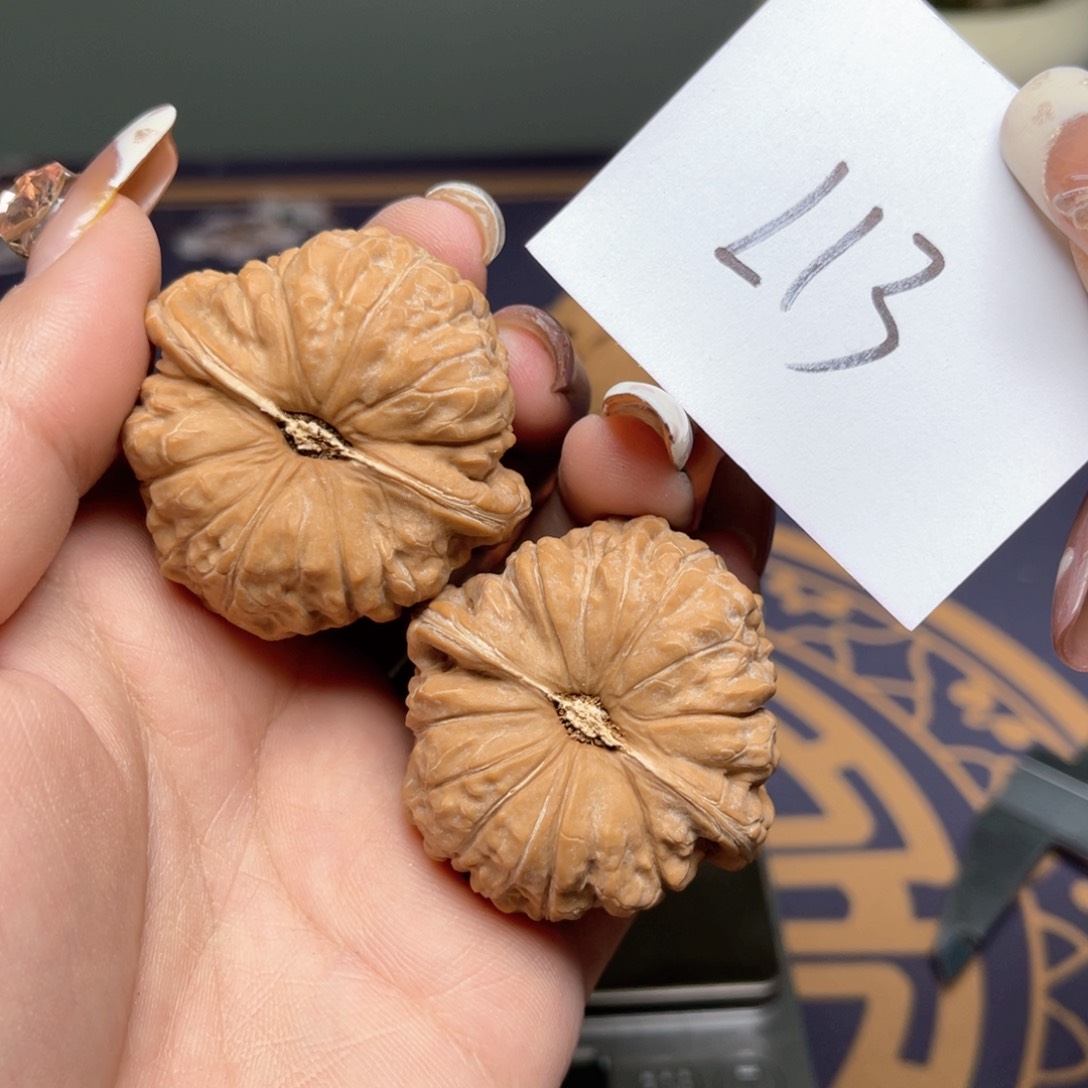 文玩核桃把件南瓜墩43