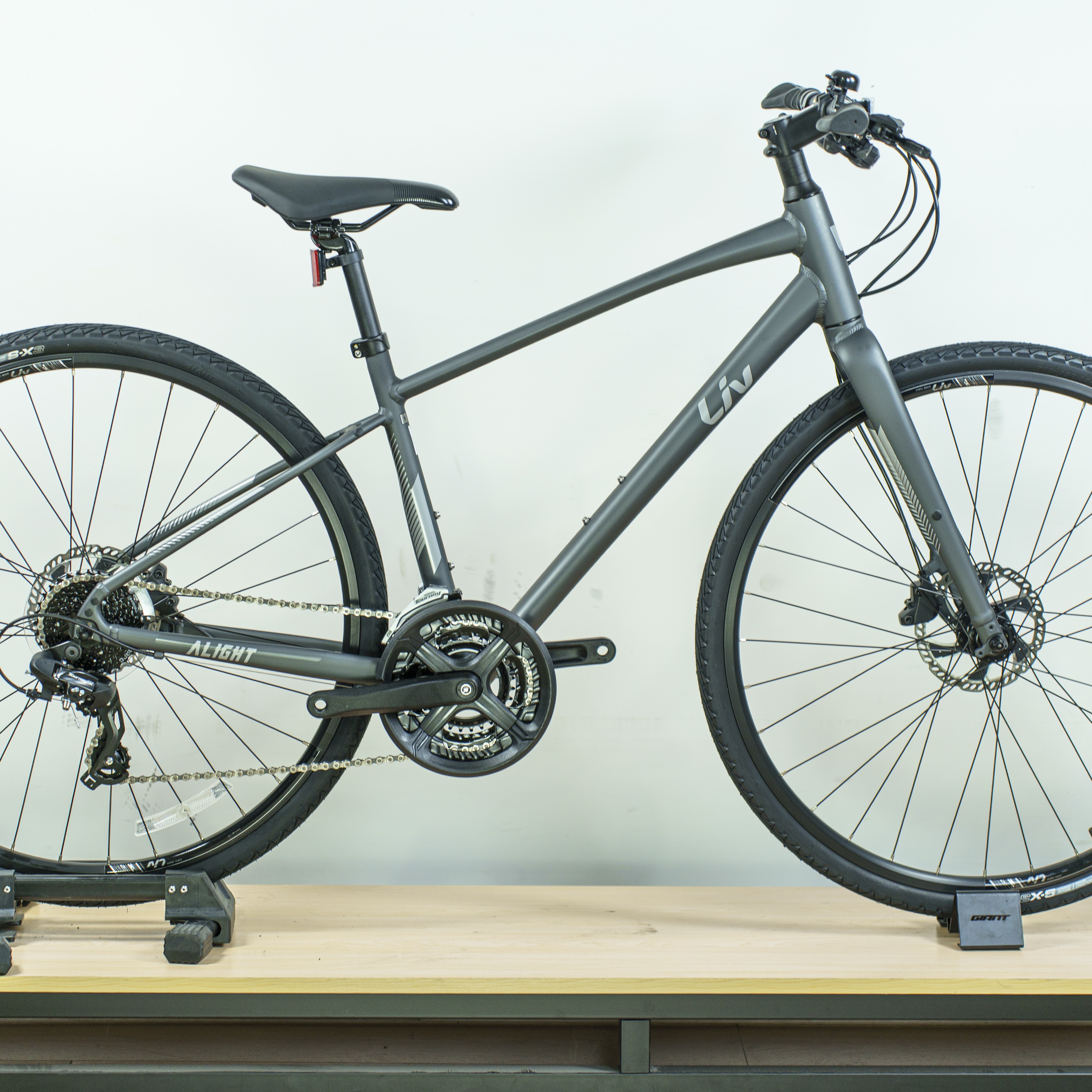 捷安特LIV ALIGHT 1 铝合金平把公路车S码（160-170）2号