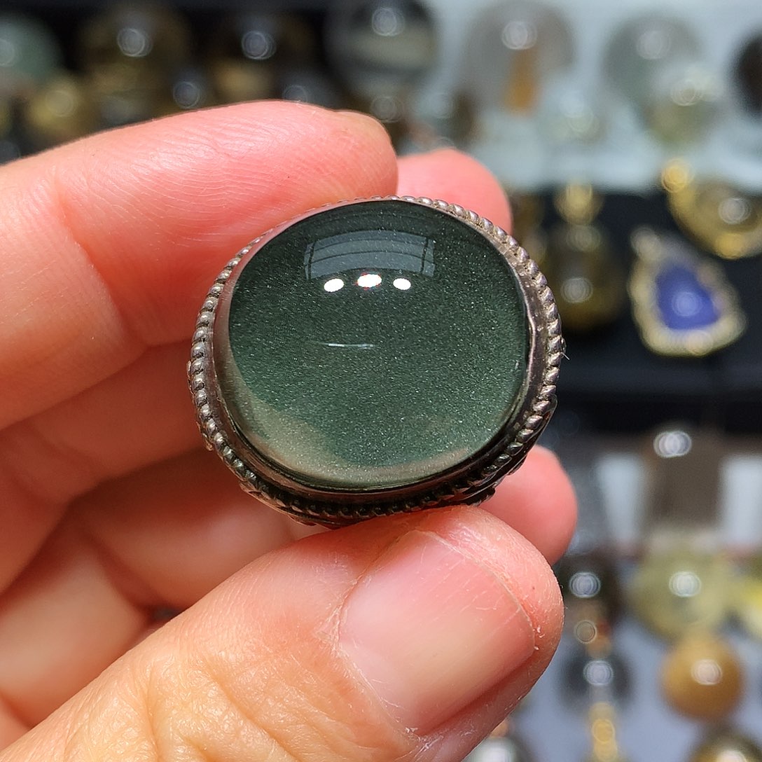 珠宝半成品银S925镶嵌水晶定制款戒指