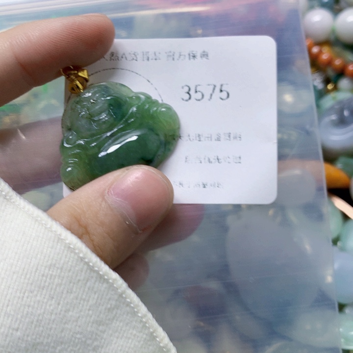 翡翠吊坠(赠链)未镶嵌翡翠