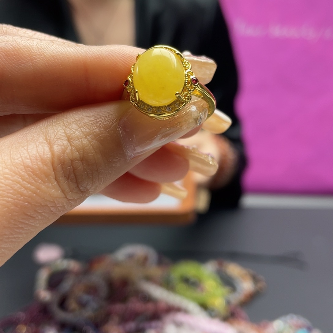 蜜蜡戒指合金多样性发一