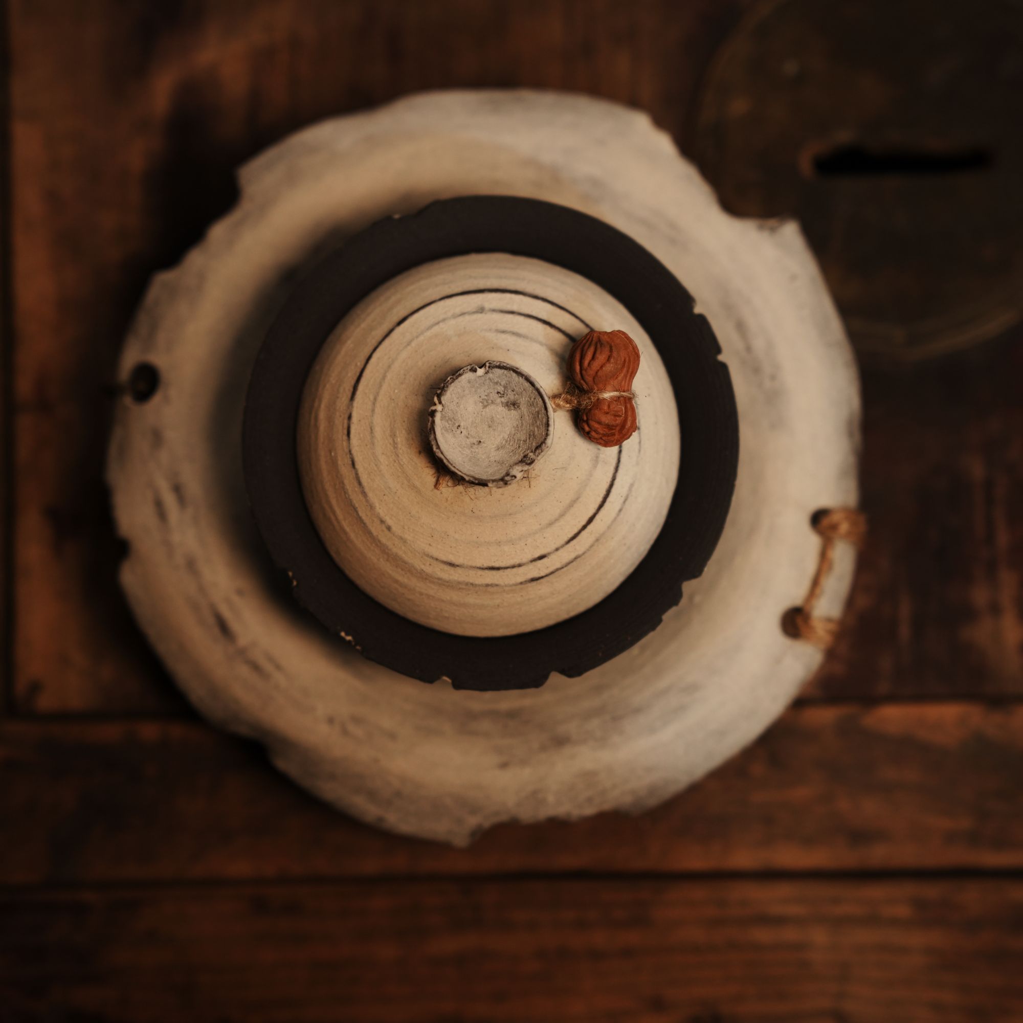 【九离烧】藏式盖碗壶承套组120cc(组0003)