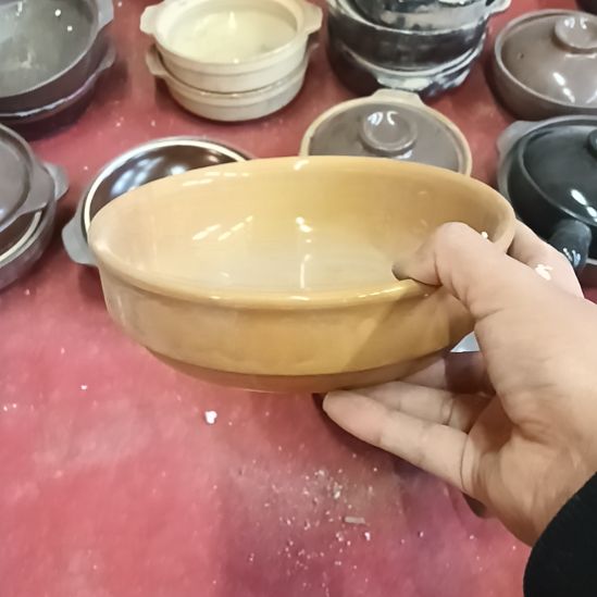 盘瓷器微瑕口径17.5