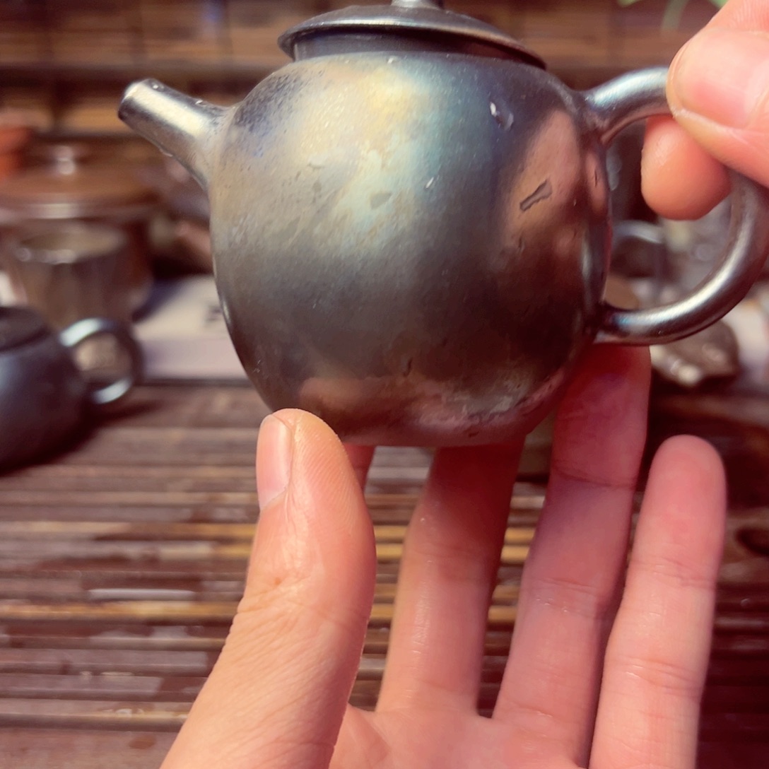 紫泥壶柴烧坭兴陶