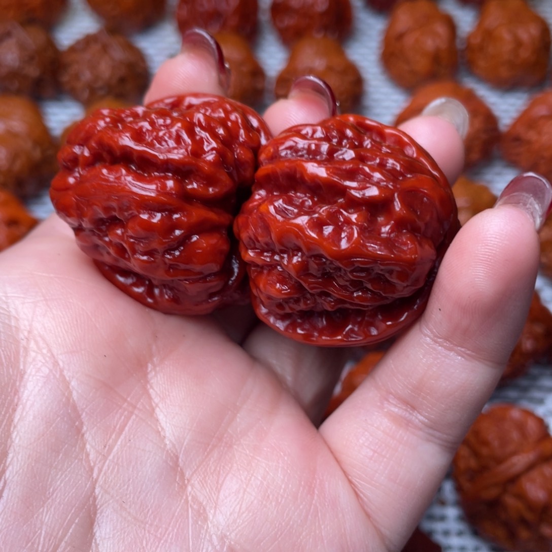 桃核吊坠文玩核桃 手把件 蛤蟆头 37