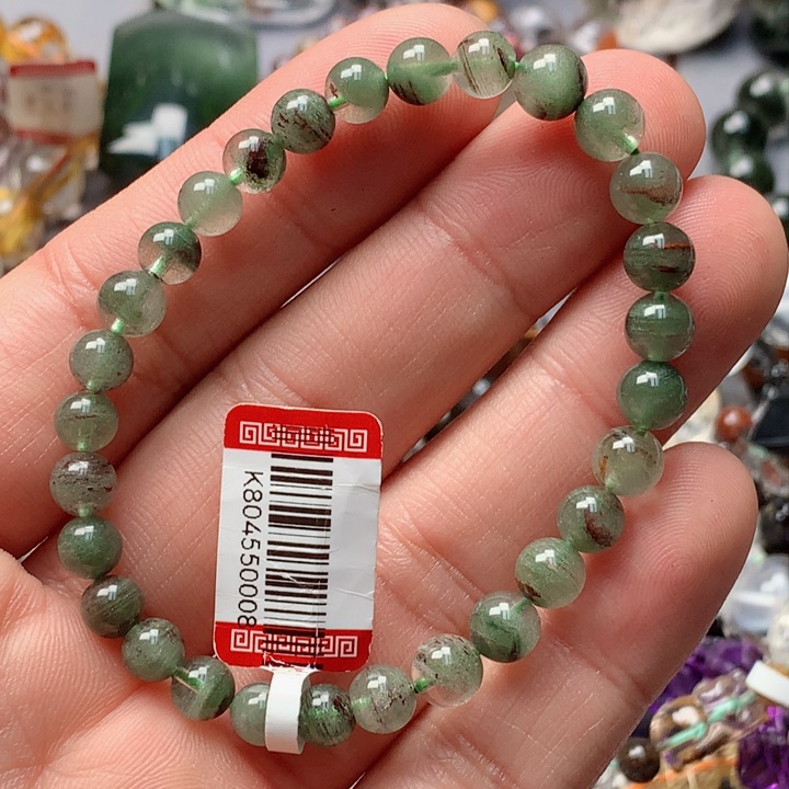 水晶手串未镶嵌天然