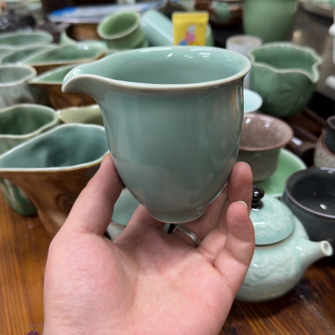 龙泉青瓷茶具微瑕63987