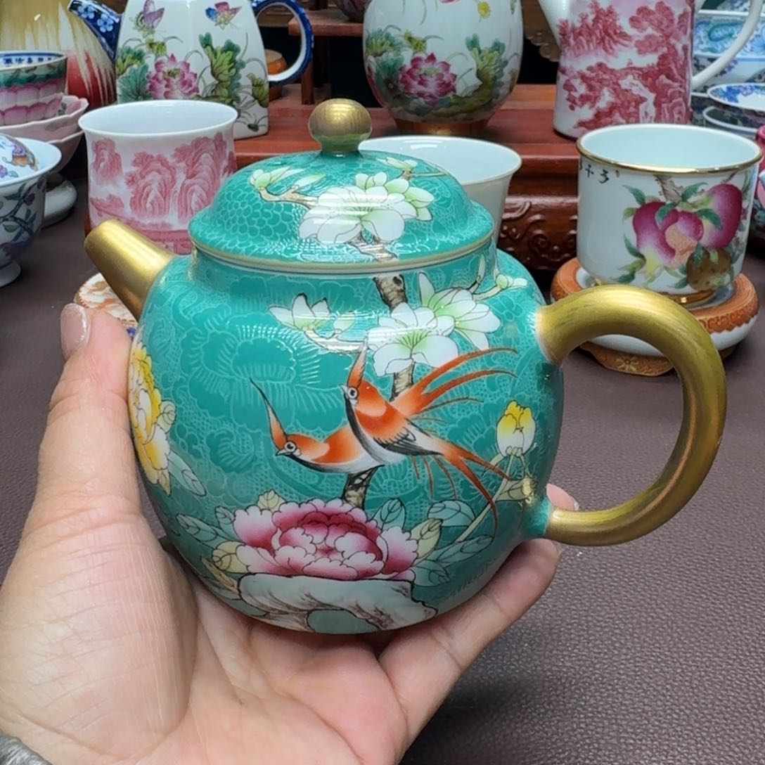 瓷片景德镇仿古手工制作精品展示