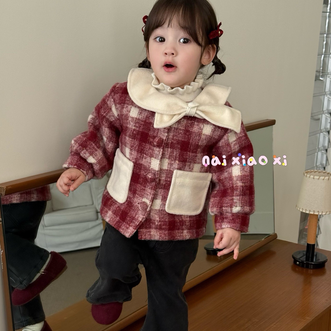 25秋冬新款  奶小西57003带领子大衣（现货