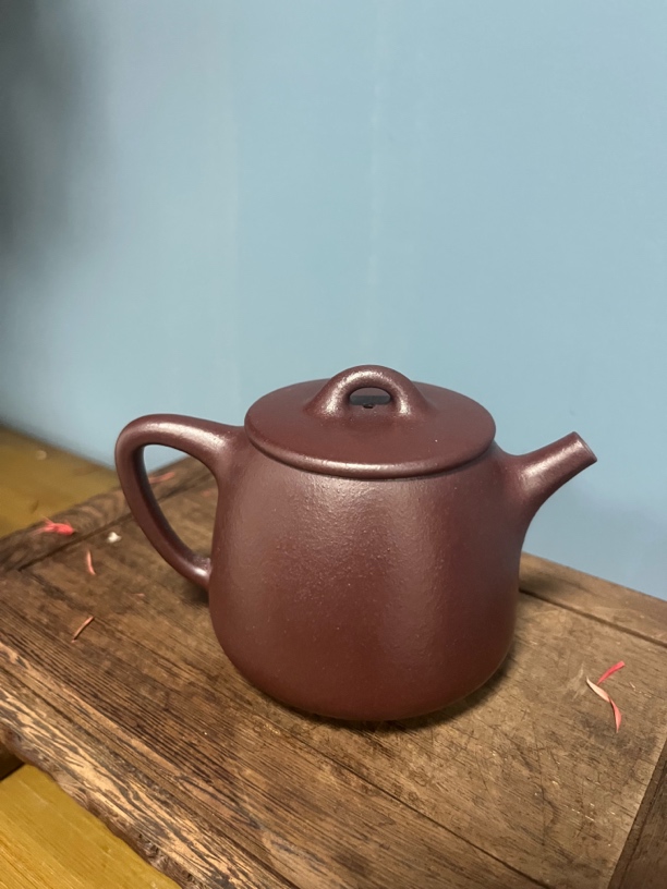 高石瓢石红石黄精工全手135ml±，自炼原矿无添加宜兴紫砂国工全手