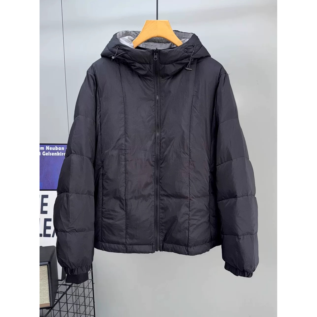 【1999】90美式潮牌连帽双面穿冬季潮流廓形轻薄羽绒服1999*YLZ