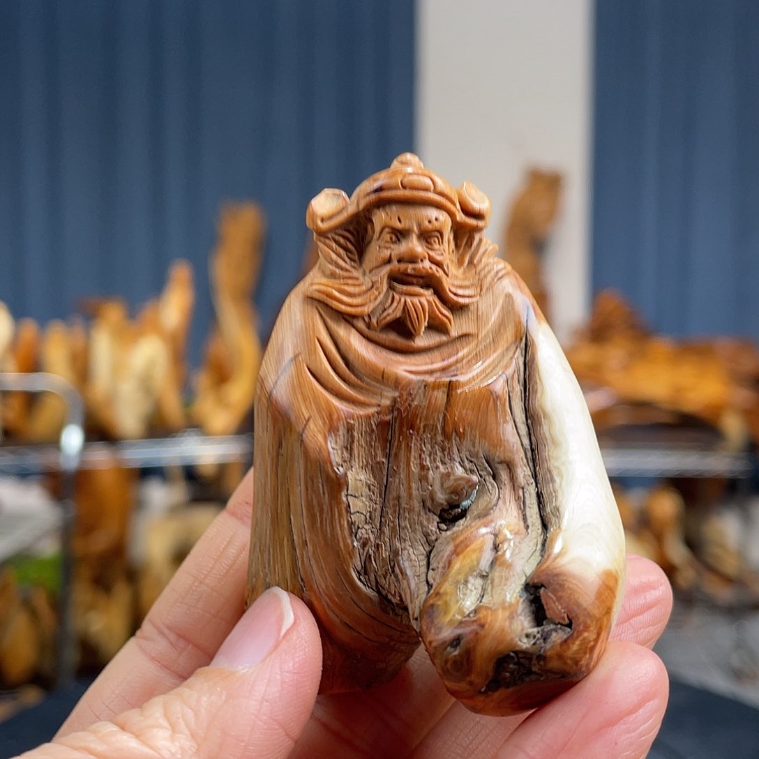 柏木（崖柏）手把件