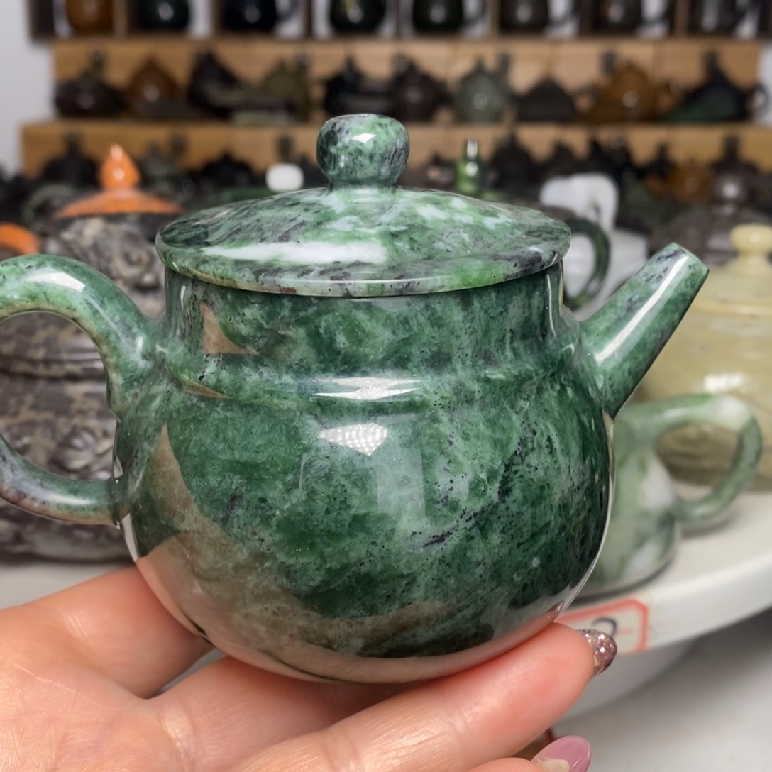 藏玉药王石福利款如意壶200cc