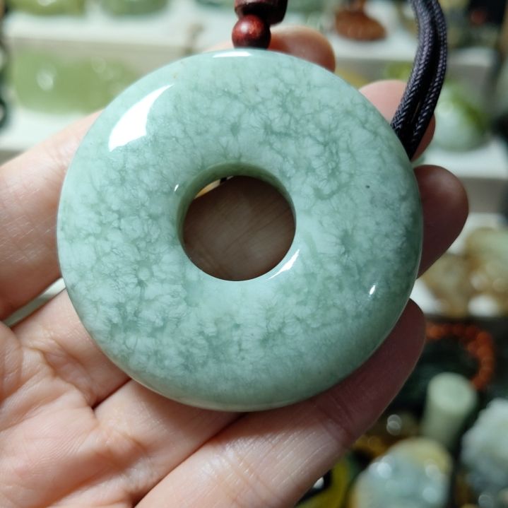 岫玉平安扣未镶嵌