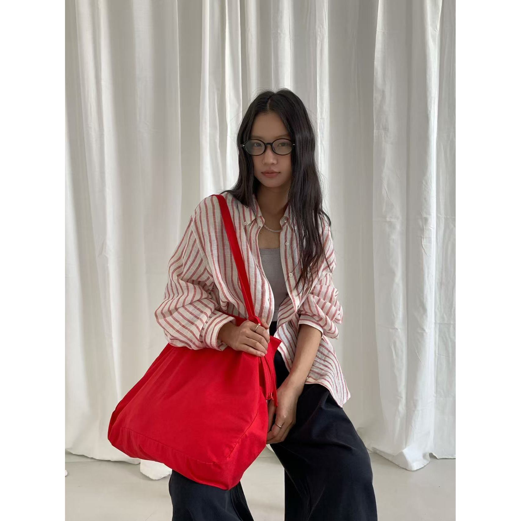 no退no换 鑫燃KIKI 时尚百搭洋气棉麻大包 62515 ET（F）