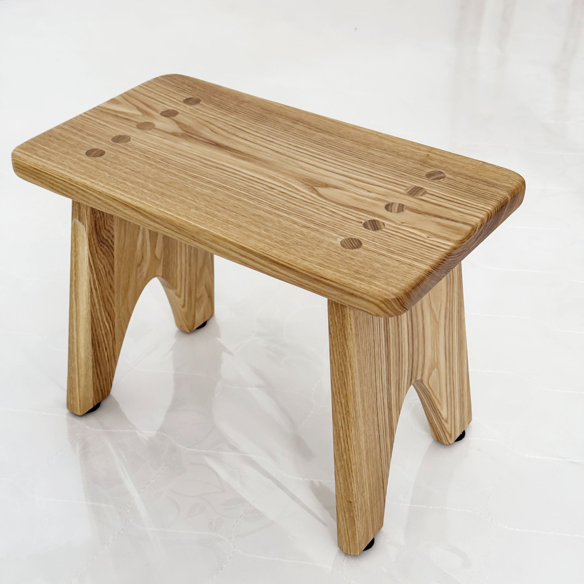 长友时光小板凳实木板凳儿童凳子换鞋凳家用方凳客厅矮凳家居饰品