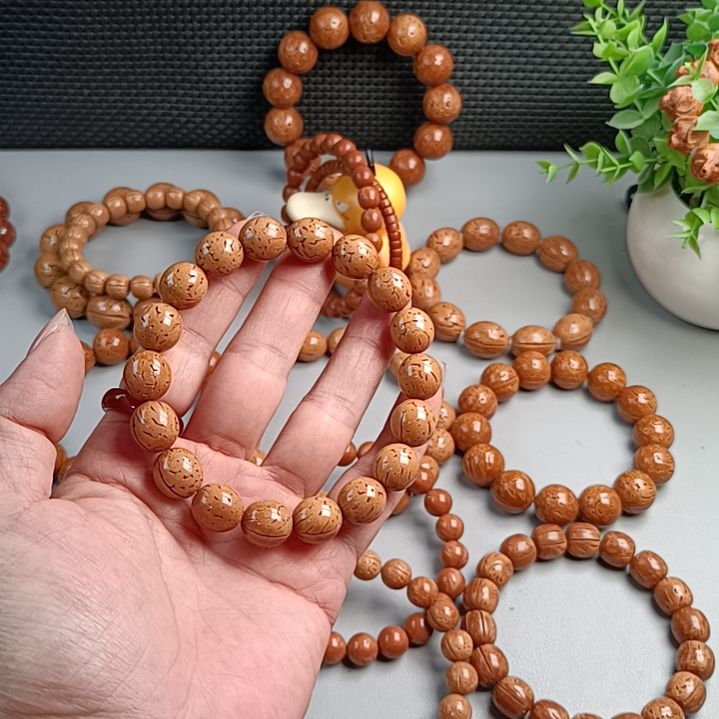 桃核手串铁籽鸡蛋黄鸽子蛋12