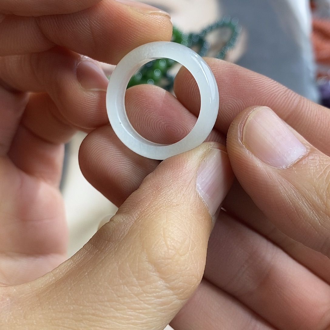 和田玉（白玉）未镶嵌戒指19