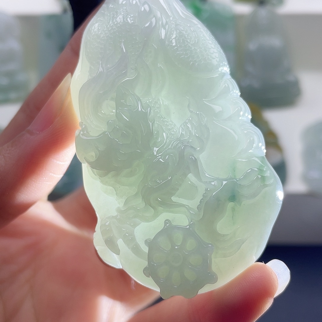 翡翠未镶嵌颈饰天然翡翠1111111