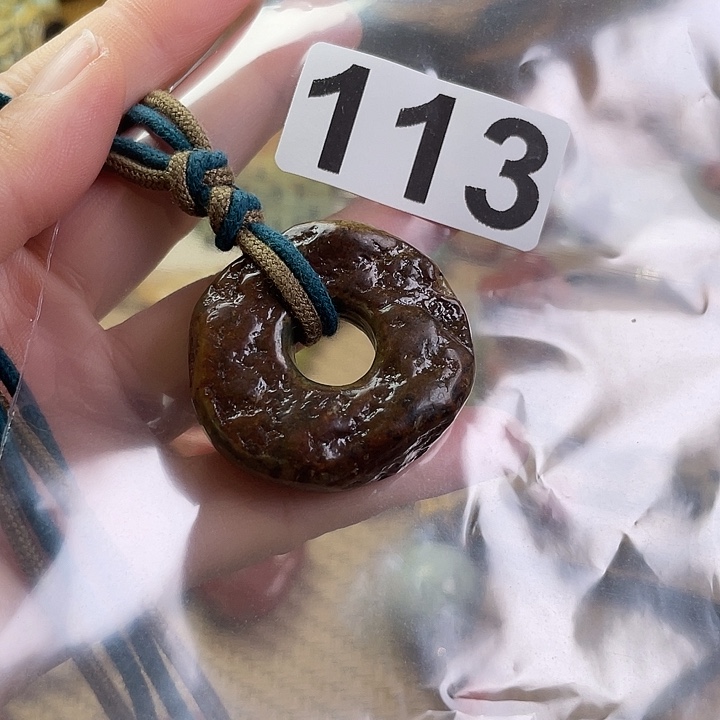 岫岩河磨玉（透闪石质玉）未镶嵌颈饰