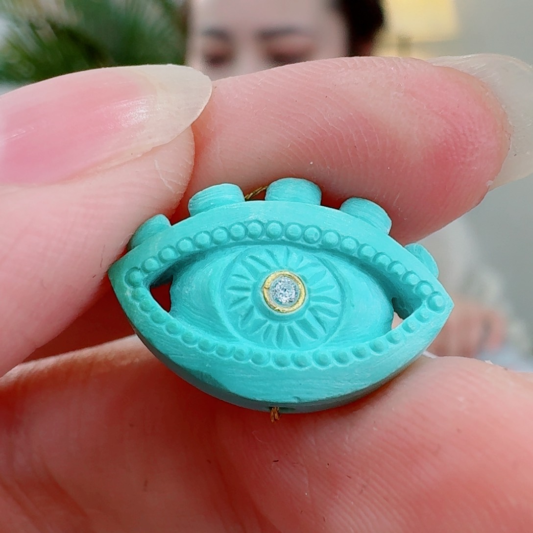 绿松石珠宝奇石未镶嵌