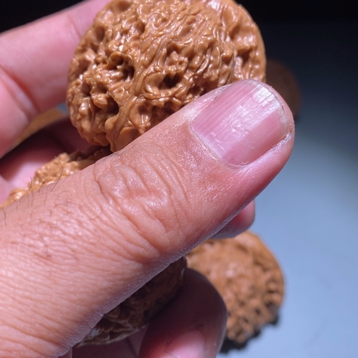 文玩核桃把件南疆石43尺