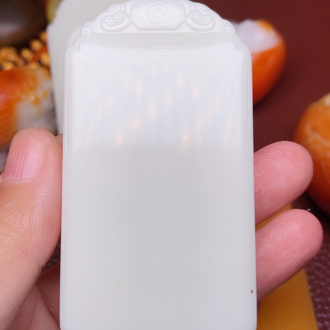 和田玉颈饰未镶嵌老*