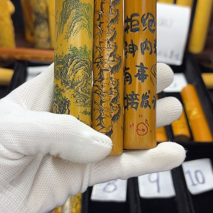 夜***绪竹类涂精品实心玉竹系列