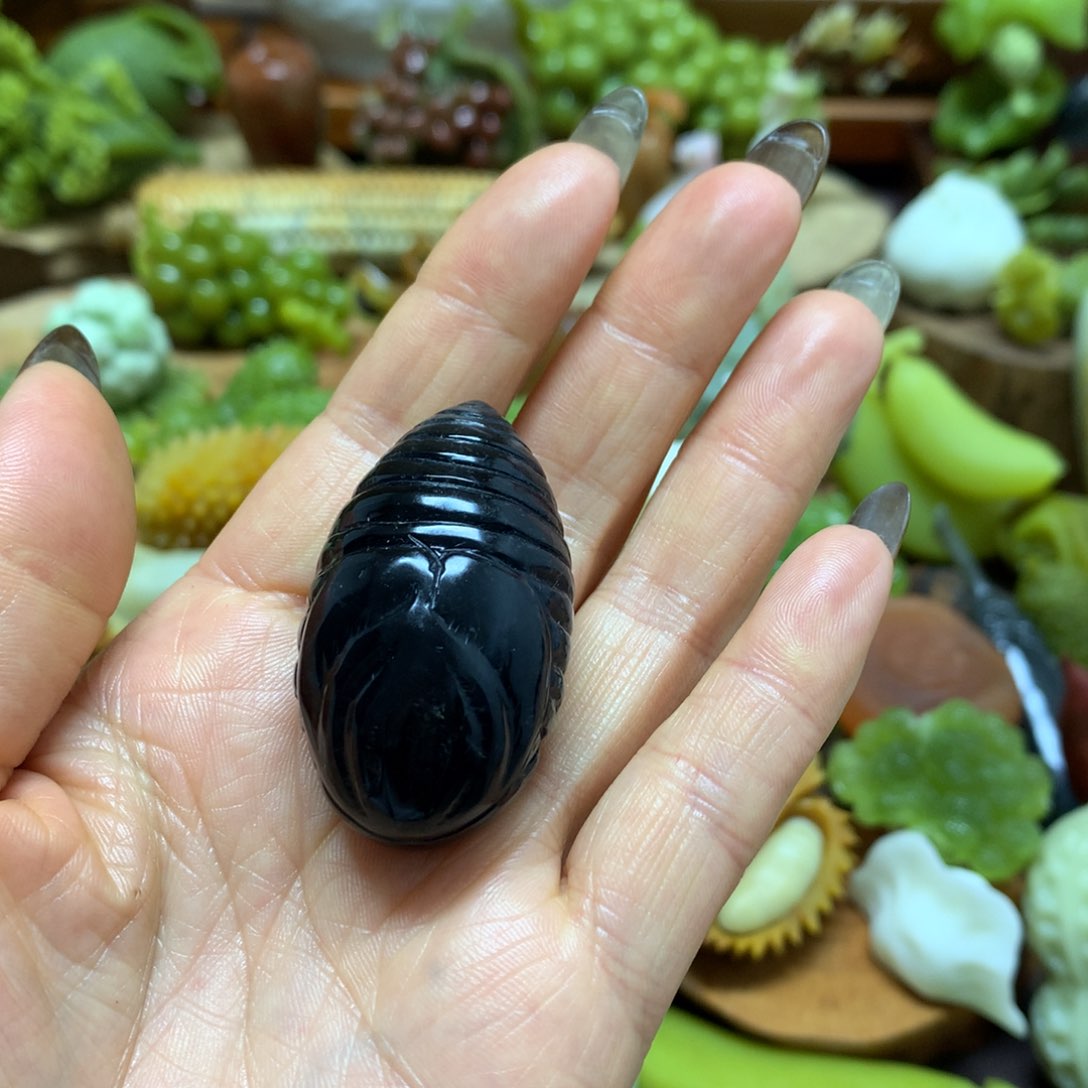 未镶嵌蛇纹石玉手把?****子