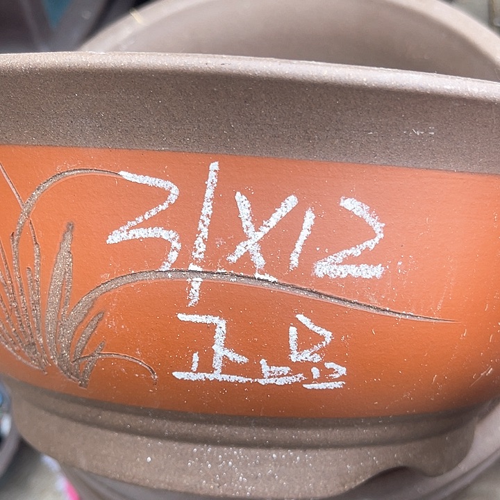 紫砂花盆100-4。31-12